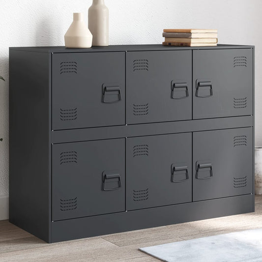 vidaXL Sideboard Anthracite 99x39x73 cm Steel