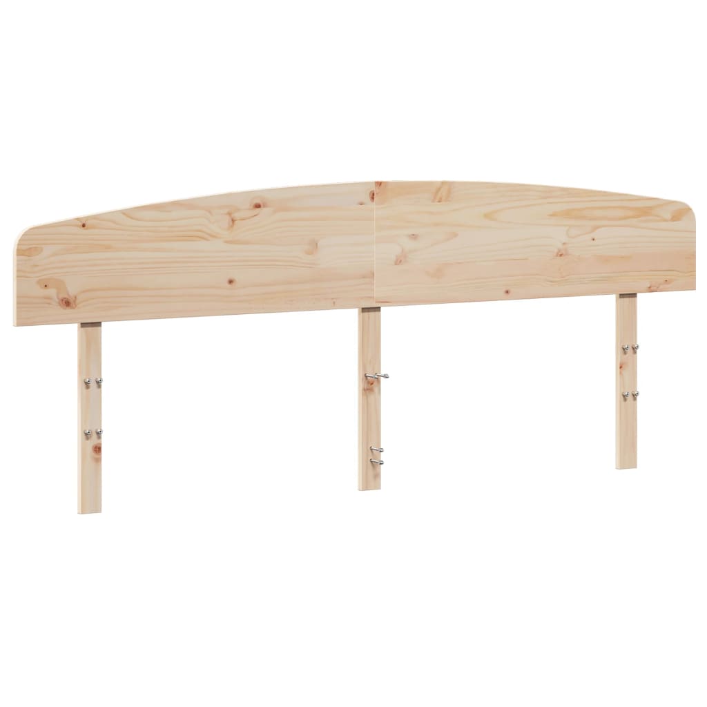 Headboard 200 cm Solid Wood Pine