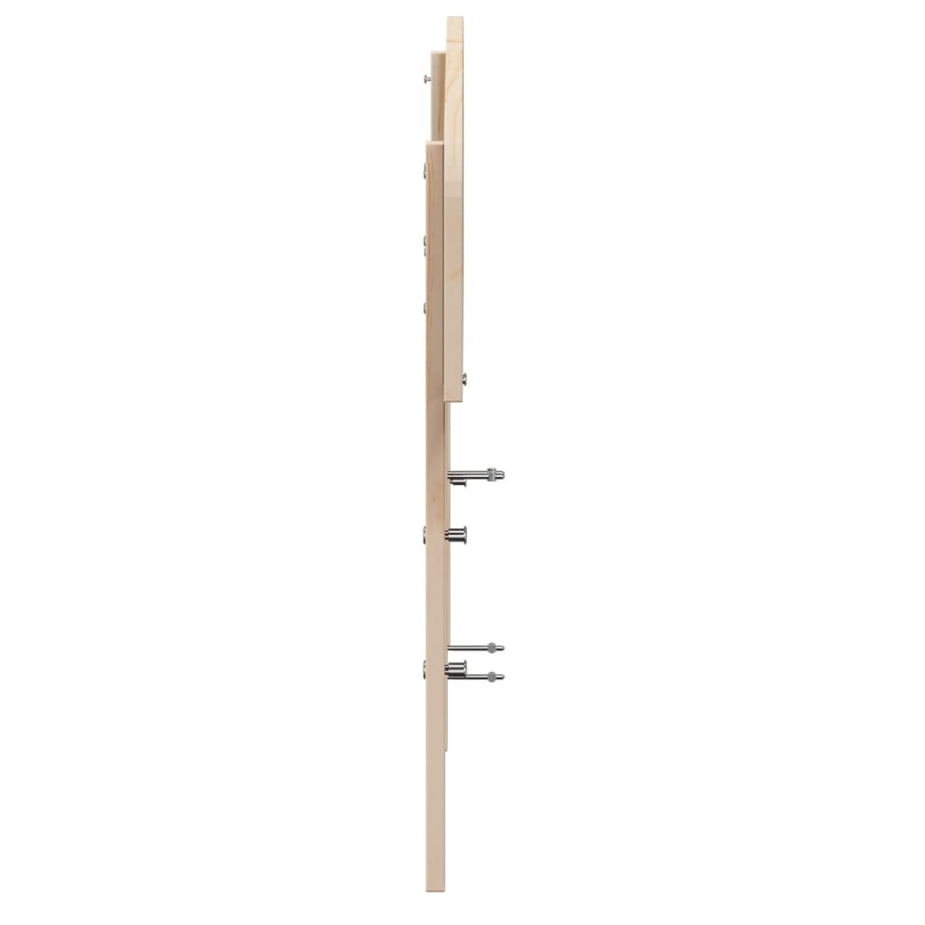 Headboard 200 cm Solid Wood Pine