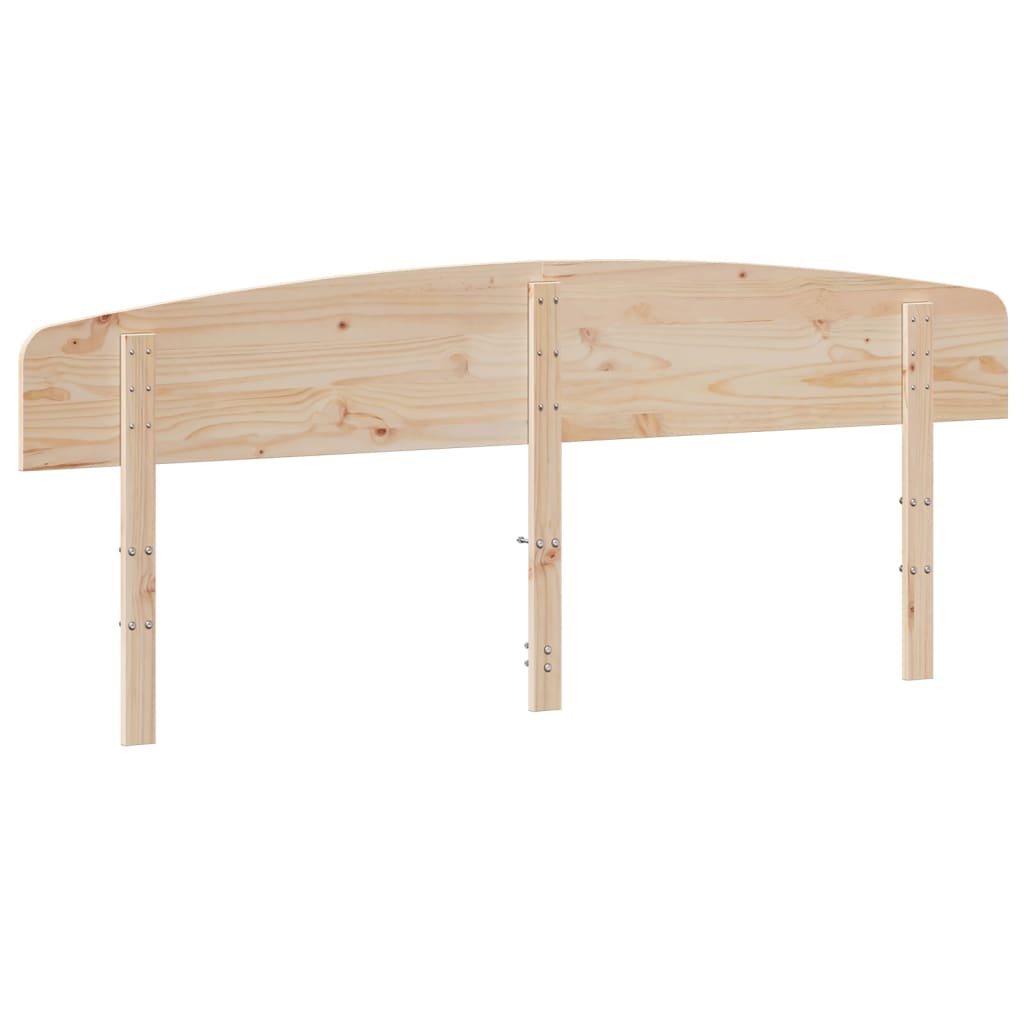 Headboard 200 cm Solid Wood Pine