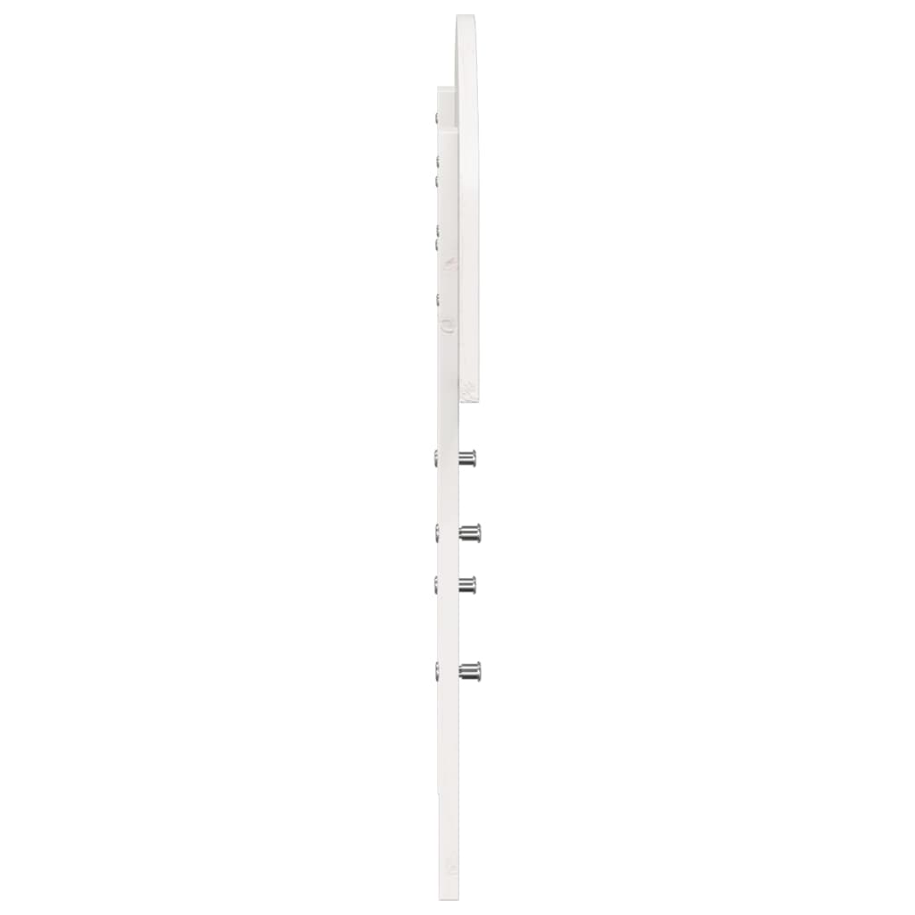 Headboard White 75 cm Solid Wood Pine