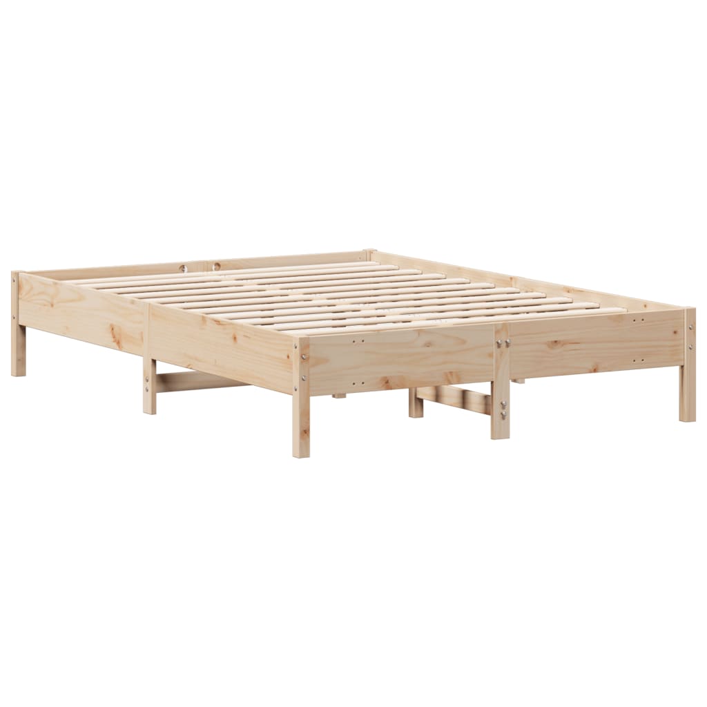 vidaXL Bed Frame without Mattress 160x200 cm Solid Wood Pine