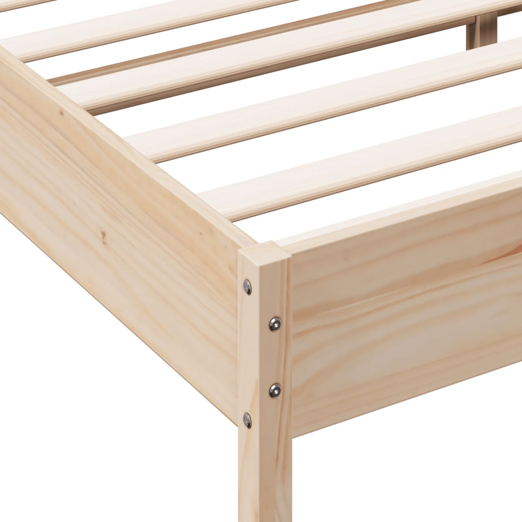 vidaXL Bed Frame without Mattress 160x200 cm Solid Wood Pine