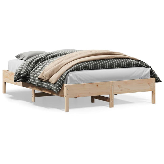 vidaXL Bed Frame without Mattress 160x200 cm Solid Wood Pine