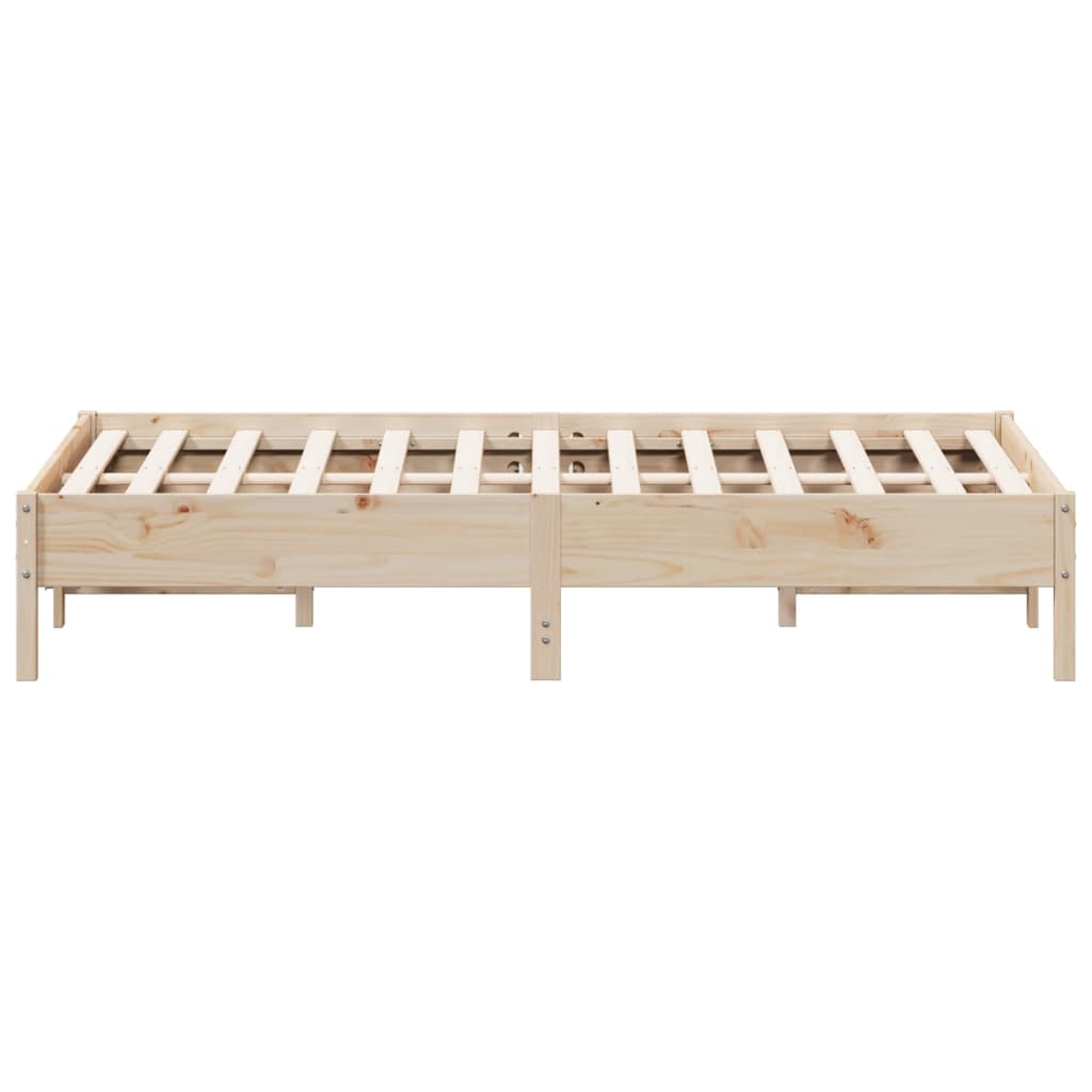 vidaXL Bed Frame without Mattress 140x200 cm Solid Wood Pine