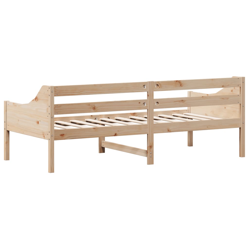 vidaXL Day Bed without Mattress 100x200 cm Solid Wood Pine