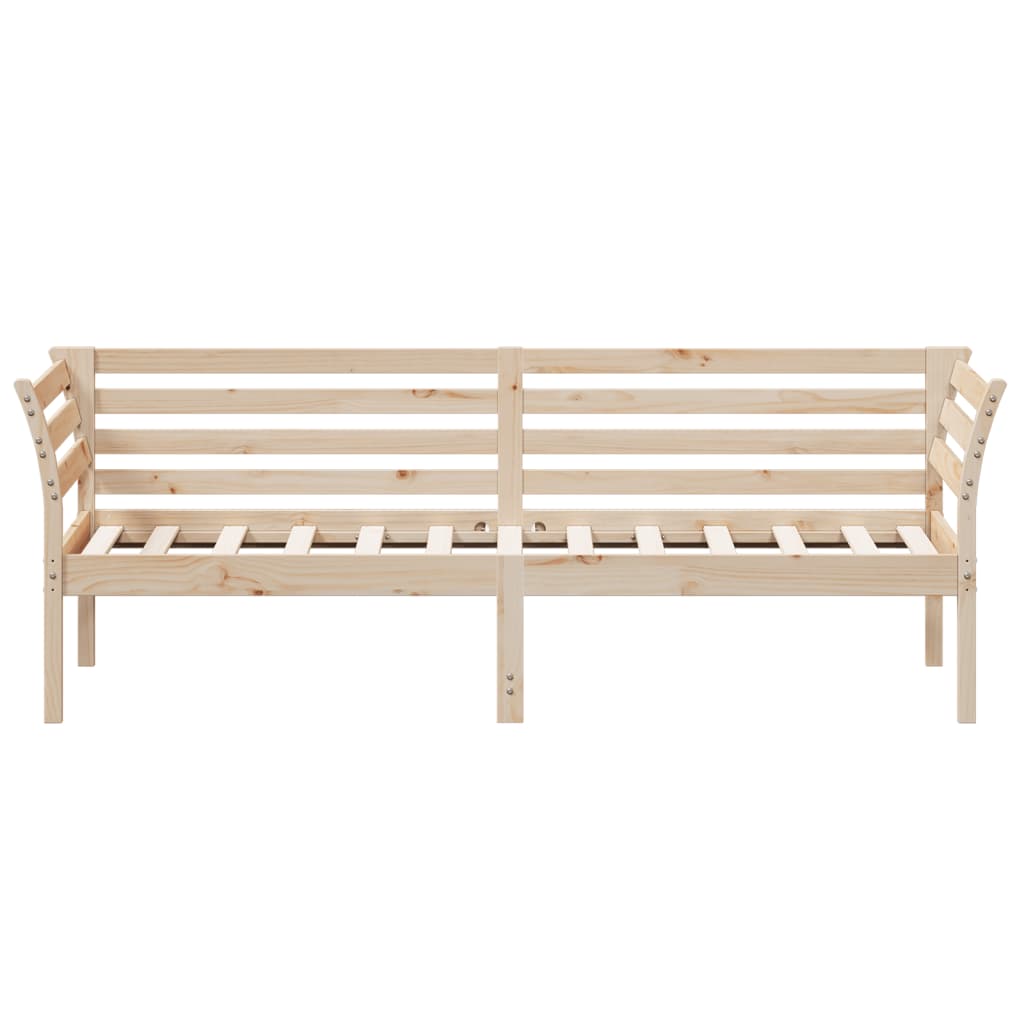 vidaXL Day Bed without Mattress 100x200 cm Solid Wood Pine