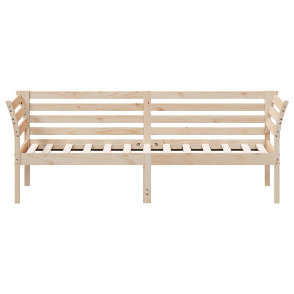 vidaXL Day Bed without Mattress 90x190 cm Single Solid Wood Pine