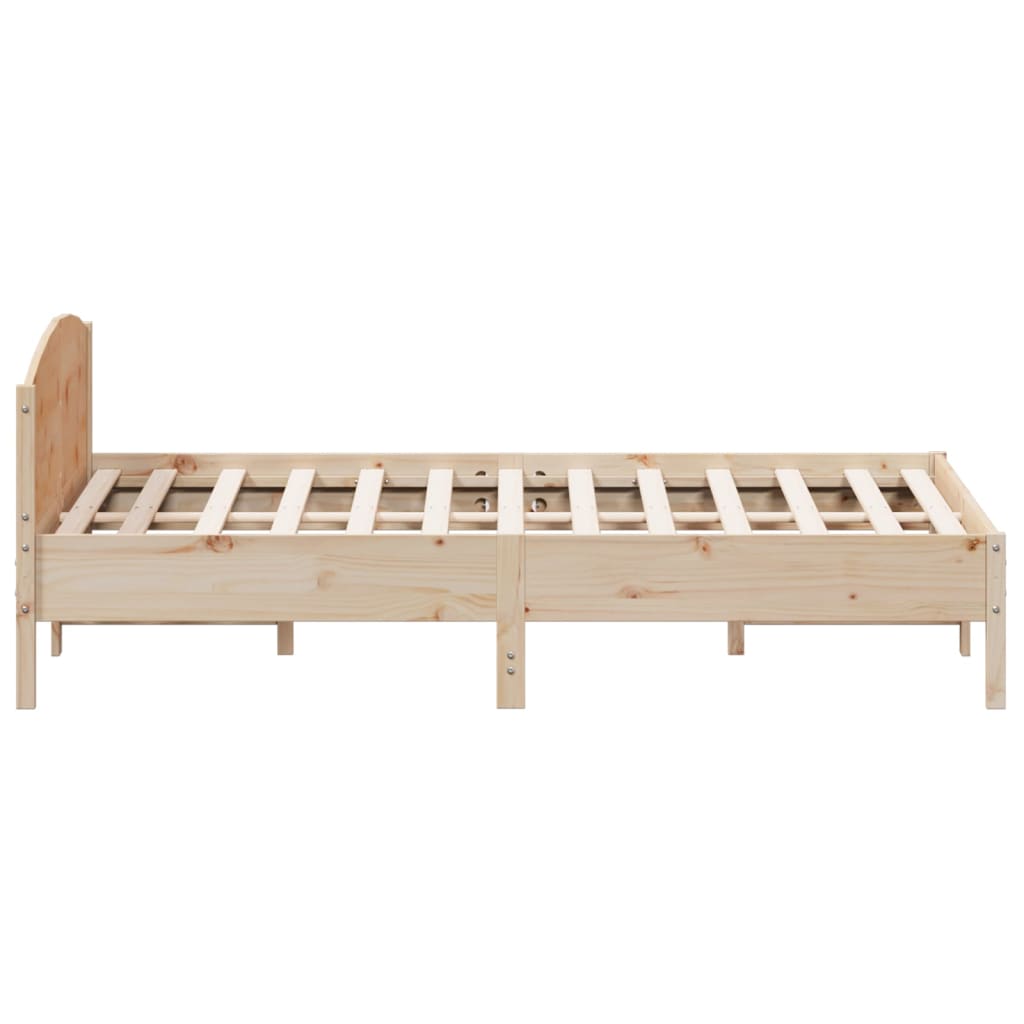 vidaXL Bed Frame without Mattress 200x200 cm Solid Wood Pine