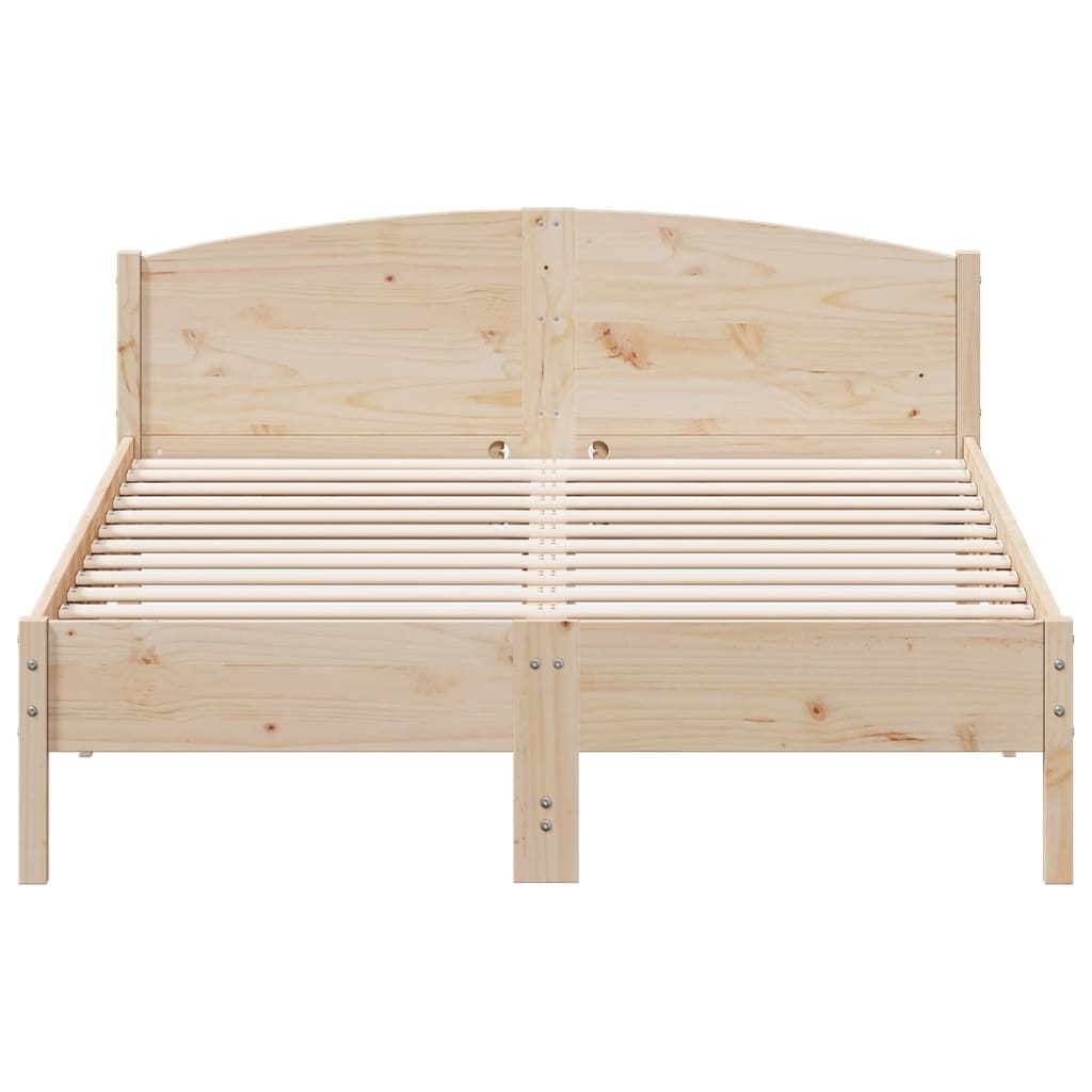 vidaXL Bed Frame without Mattress 160x200 cm Solid Wood Pine