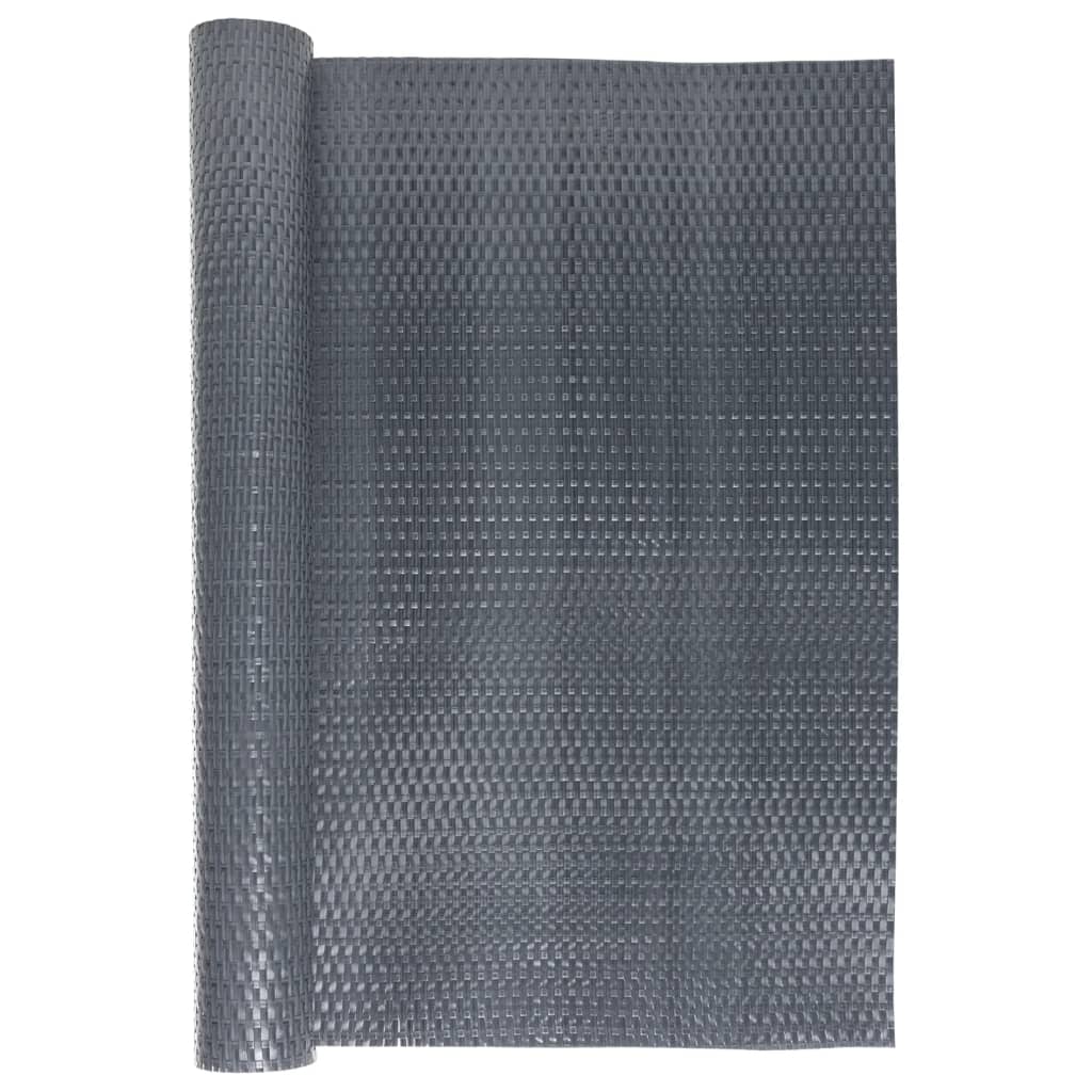Balcony Screen Anthracite 300x90 cm Poly Rattan