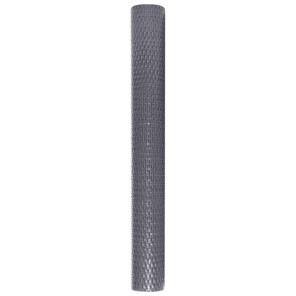 Balcony Screen Anthracite 300x90 cm Poly Rattan