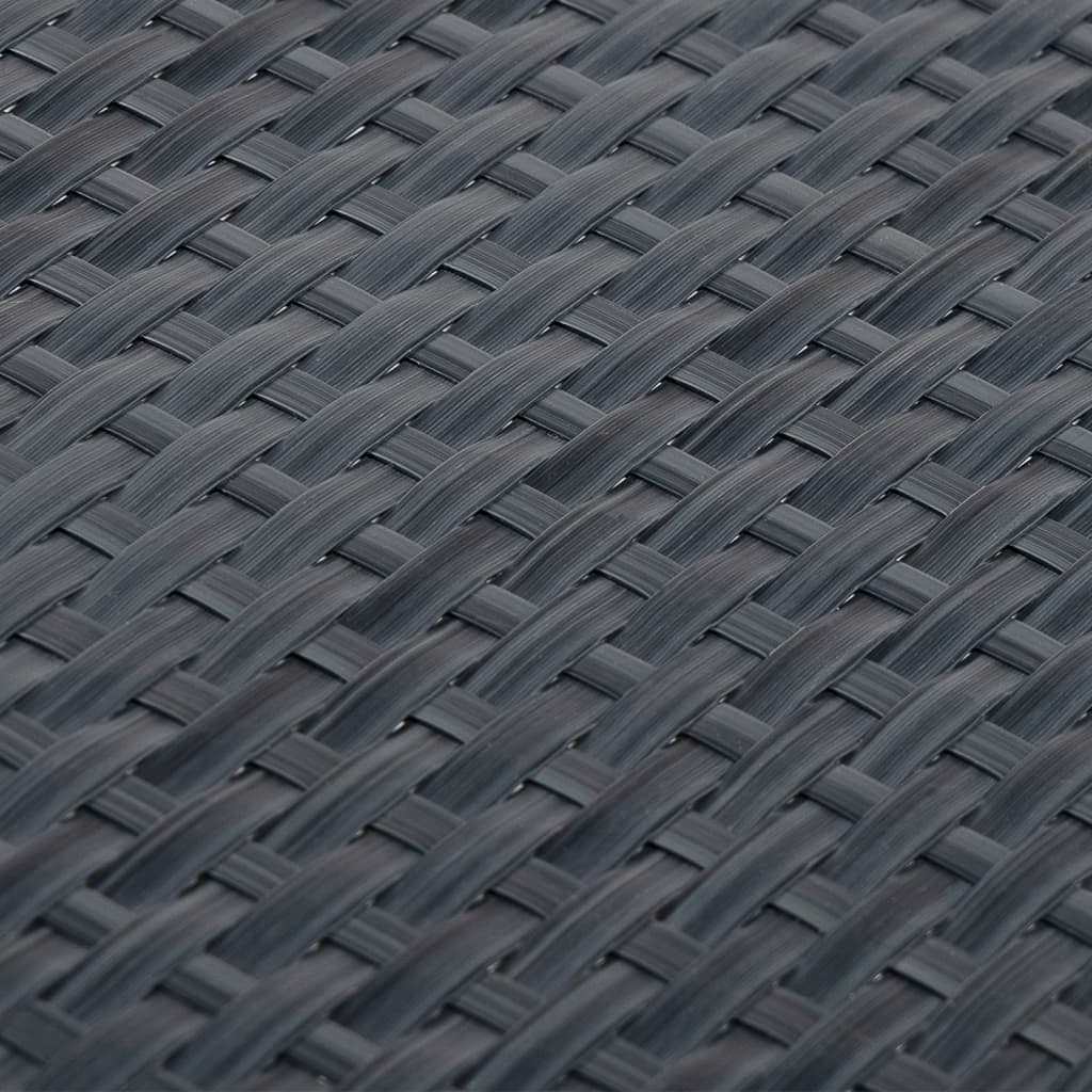 Balcony Screen Anthracite 300x90 cm Poly Rattan