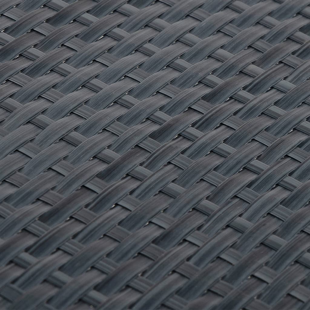 Balcony Screen Anthracite 400x100 cm Poly Rattan