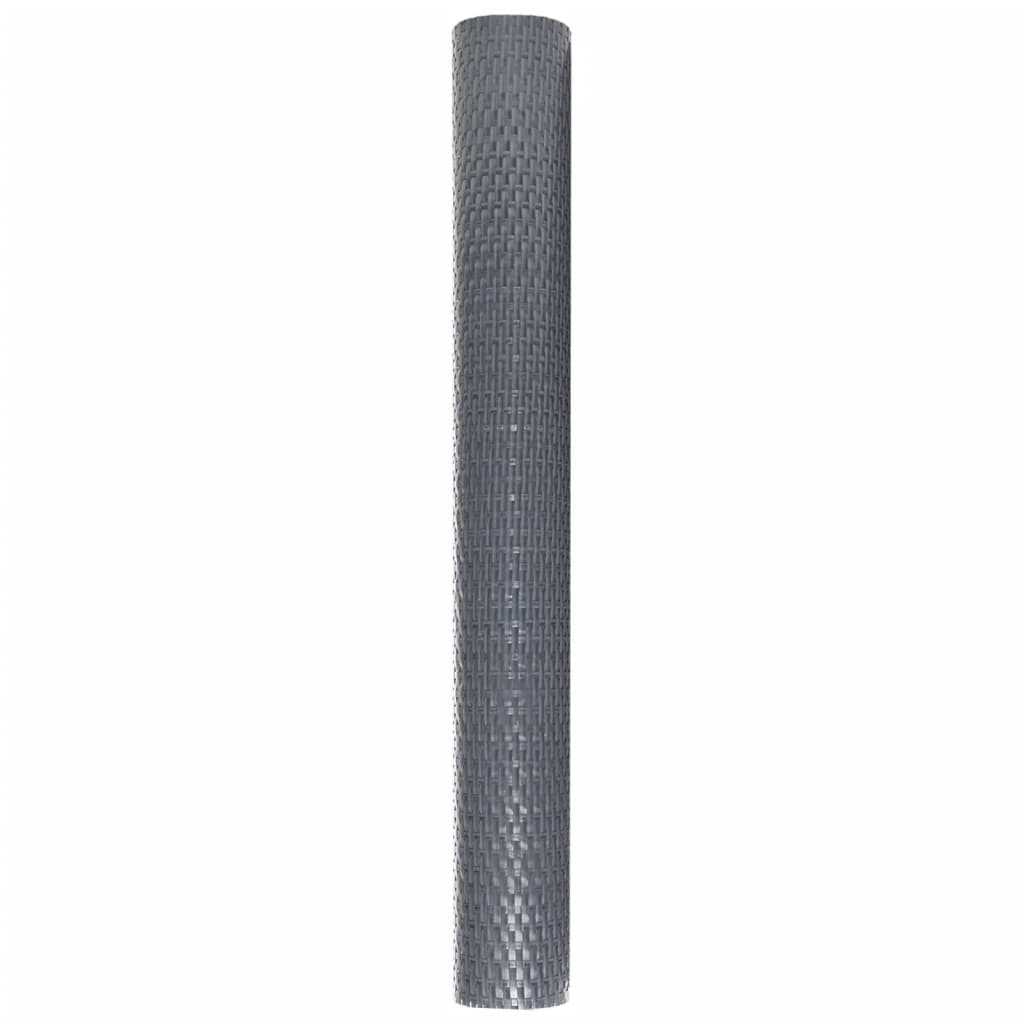 Balcony Screen Anthracite 500x80 cm Poly Rattan