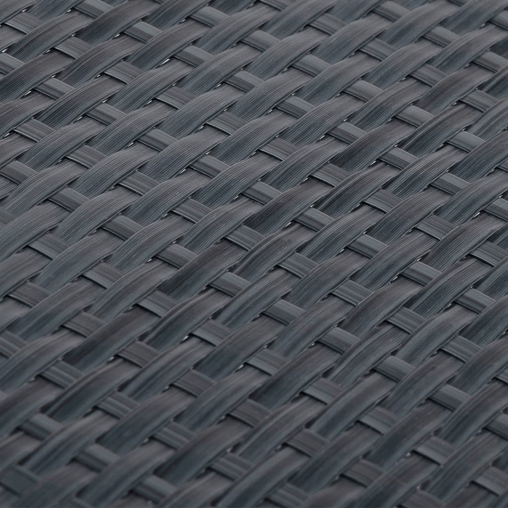 Balcony Screen Anthracite 500x80 cm Poly Rattan