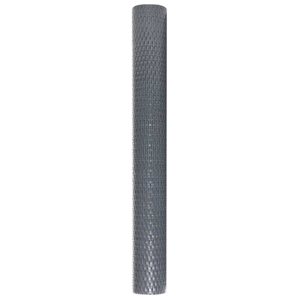 Balcony Screen Anthracite 600x100 cm Poly Rattan