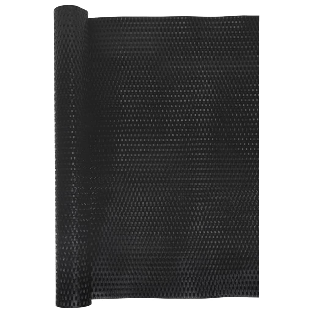 Balcony Screen Black 300x90 cm Poly Rattan