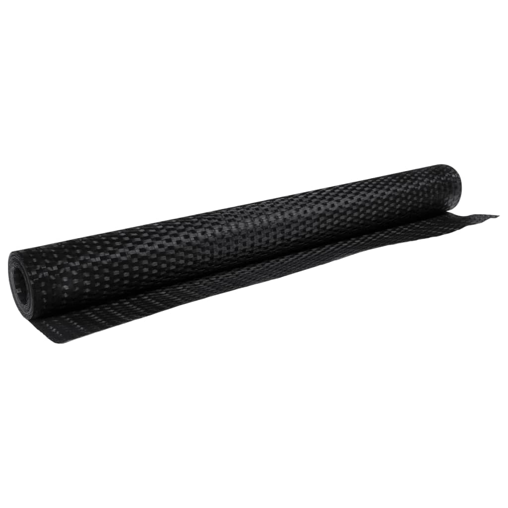 Balcony Screen Black 400x80 cm Poly Rattan