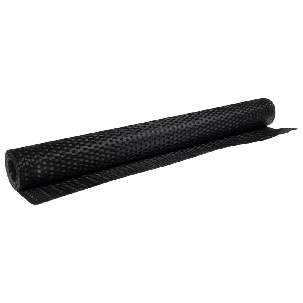 Balcony Screen Black 500x100 cm Poly Rattan