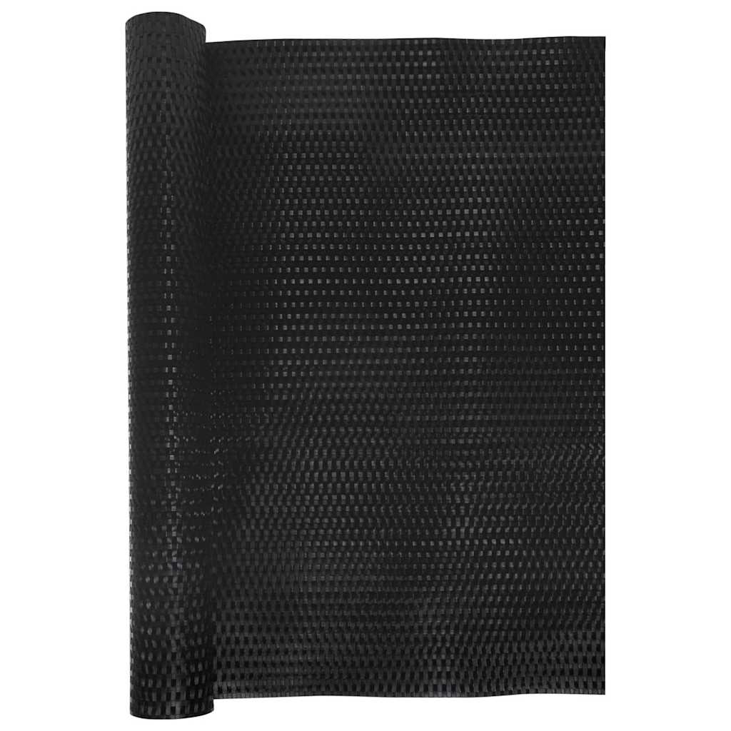 Balcony Screen Black 1000x100 cm Poly Rattan