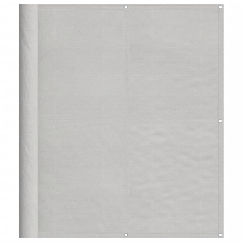Balcony Screen Light Grey 120x600 cm 100% Polyester Oxford