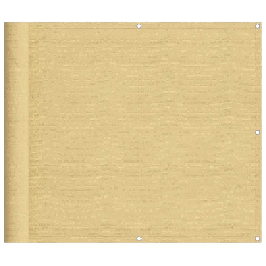 Balcony Screen Sand 90x600 cm 100% Polyester Oxford