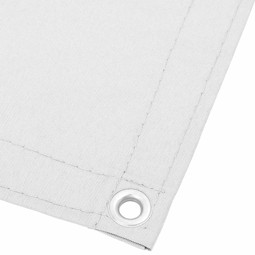 Balcony Screen White 90x800 cm 100% Polyester Oxford