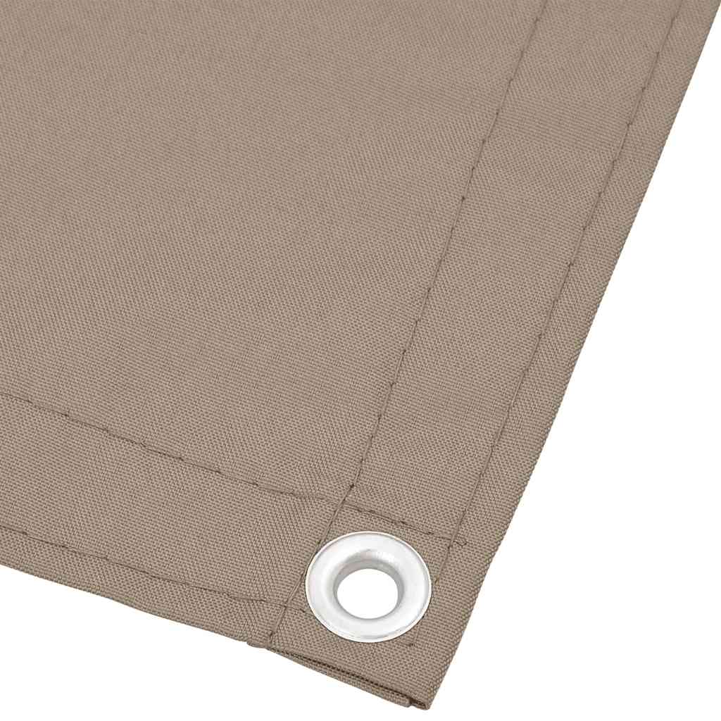 Balcony Screen Taupe 75x800 cm 100% Polyester Oxford