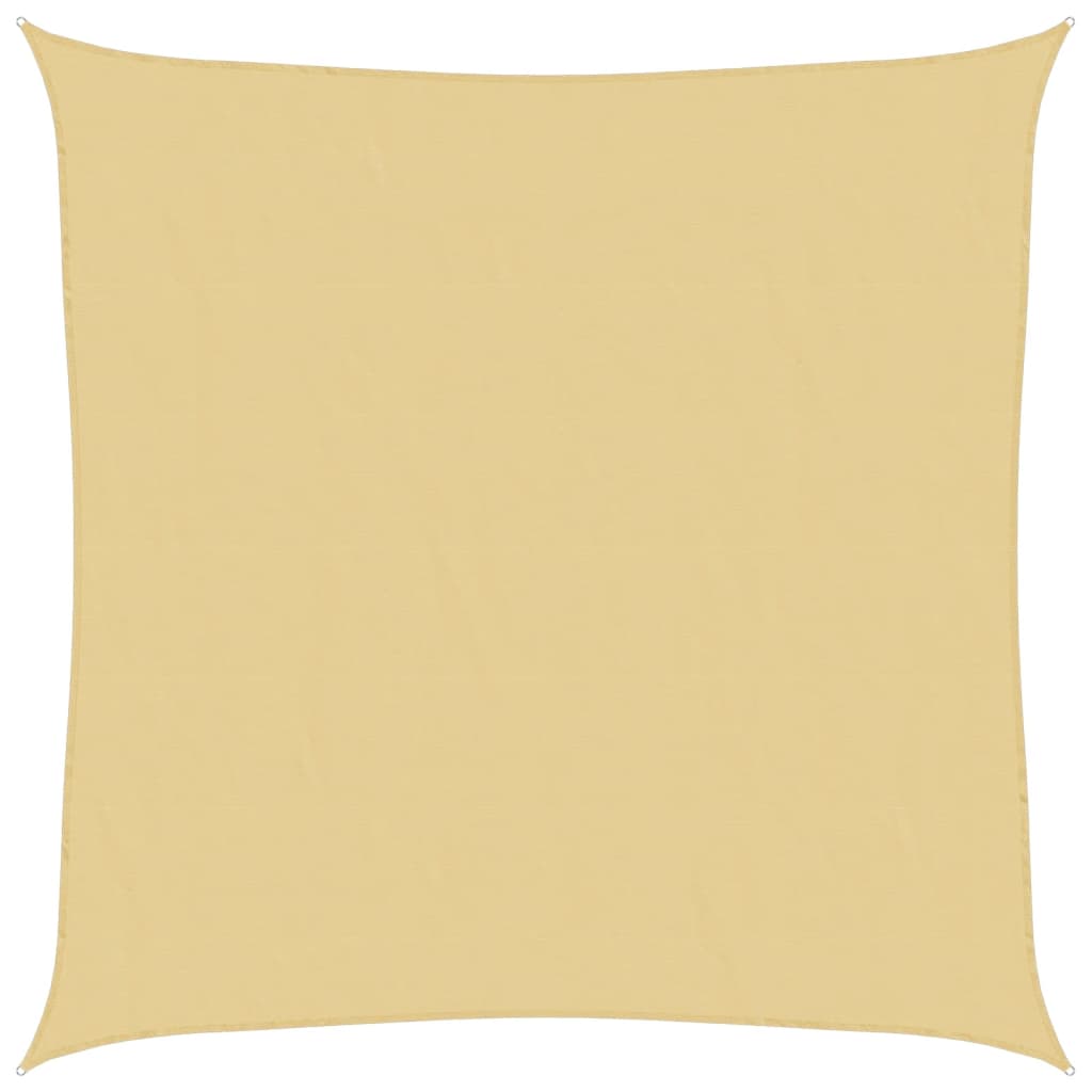 Sun Shade Sail Sand 3x3 m 100% Polyester Oxford