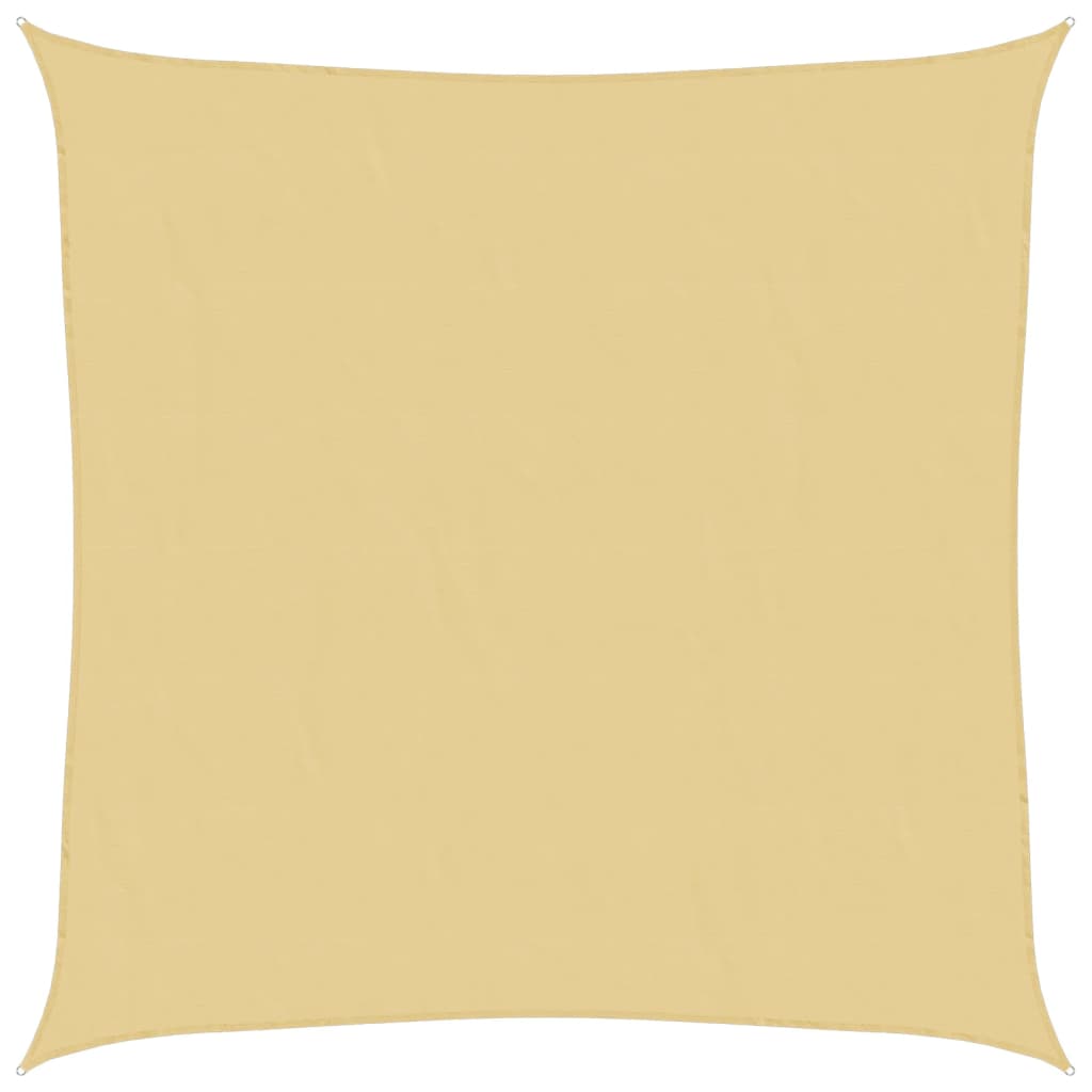 Sun Shade Sail Sand 7x7 m 100% Polyester Oxford
