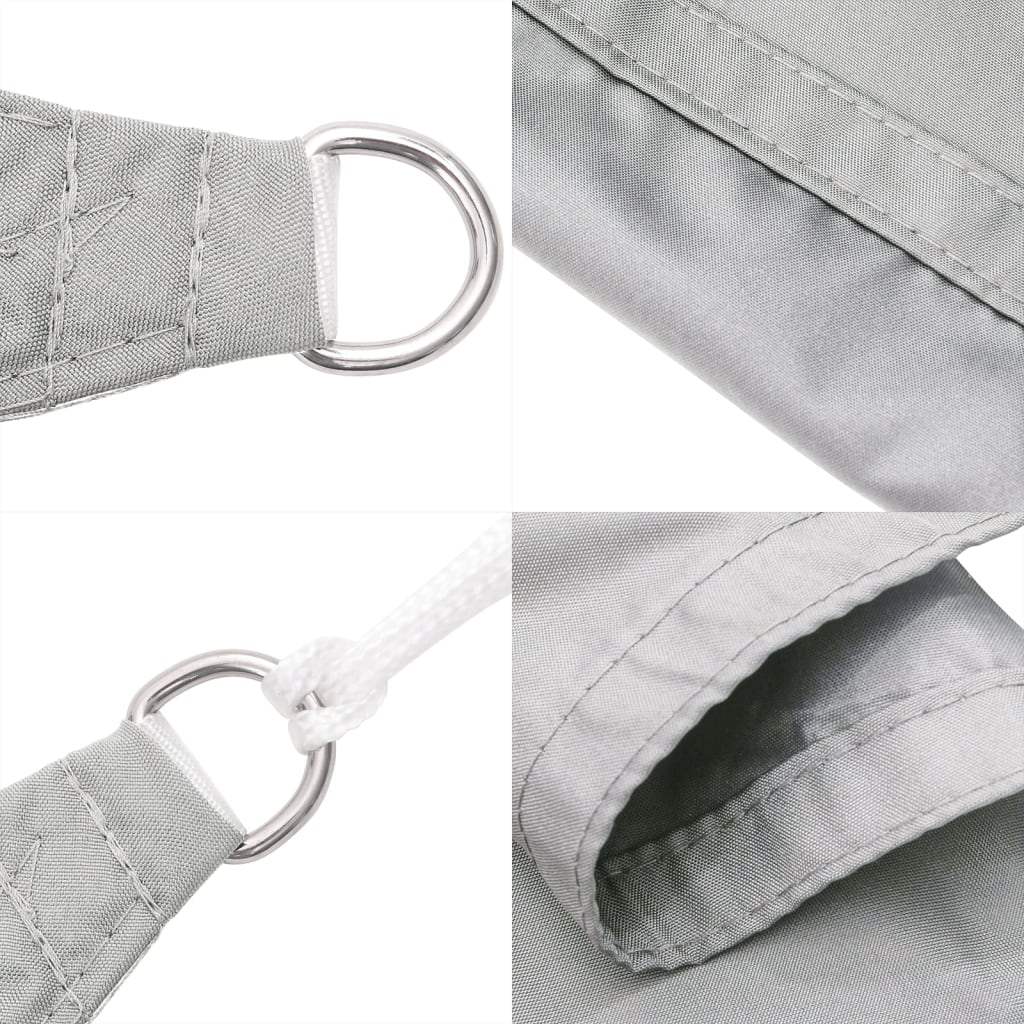 Sun Shade Sail Light Grey 5x2 m 100% Polyester Oxford