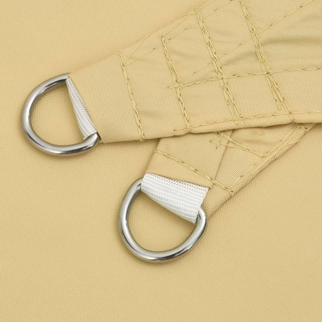 Sun Shade Sail Sand 3.5x5 m 100% Polyester Oxford