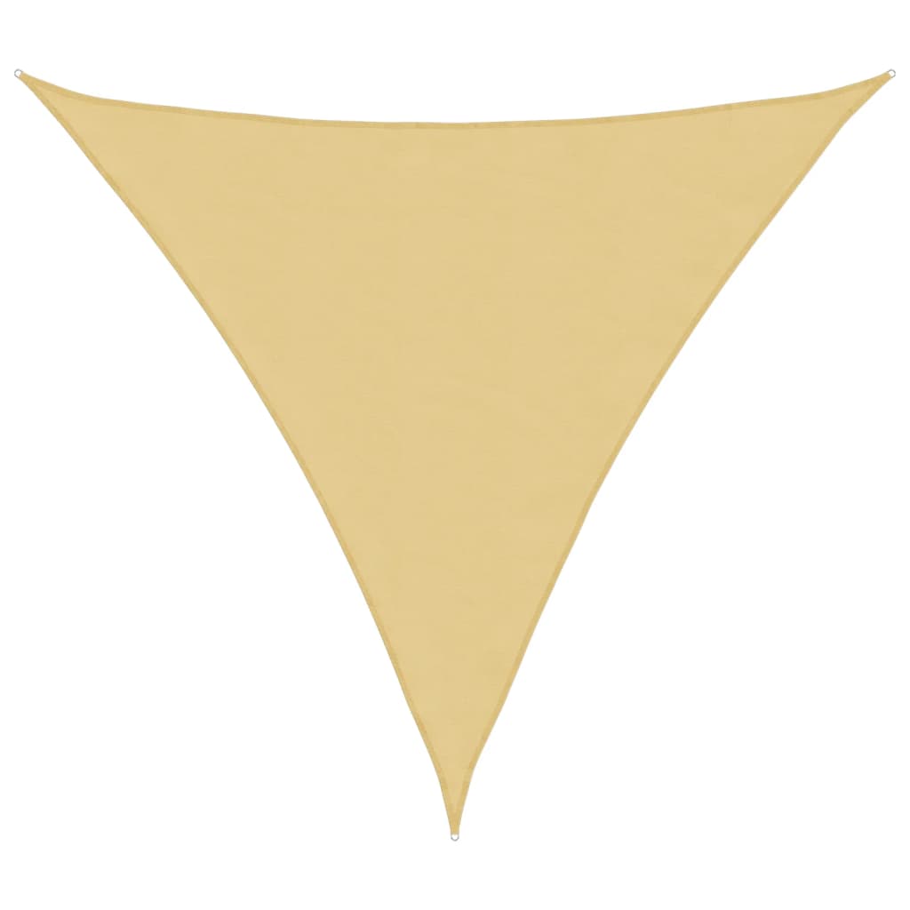 Sun Shade Sail Sand 5x5x5 m 100% Polyester Oxford