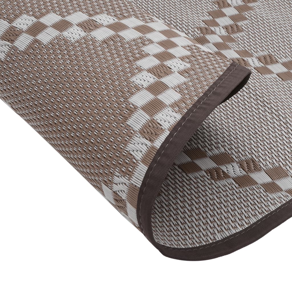 Outdoor Carpet ARAKIL Brown Ø160 cm PP
