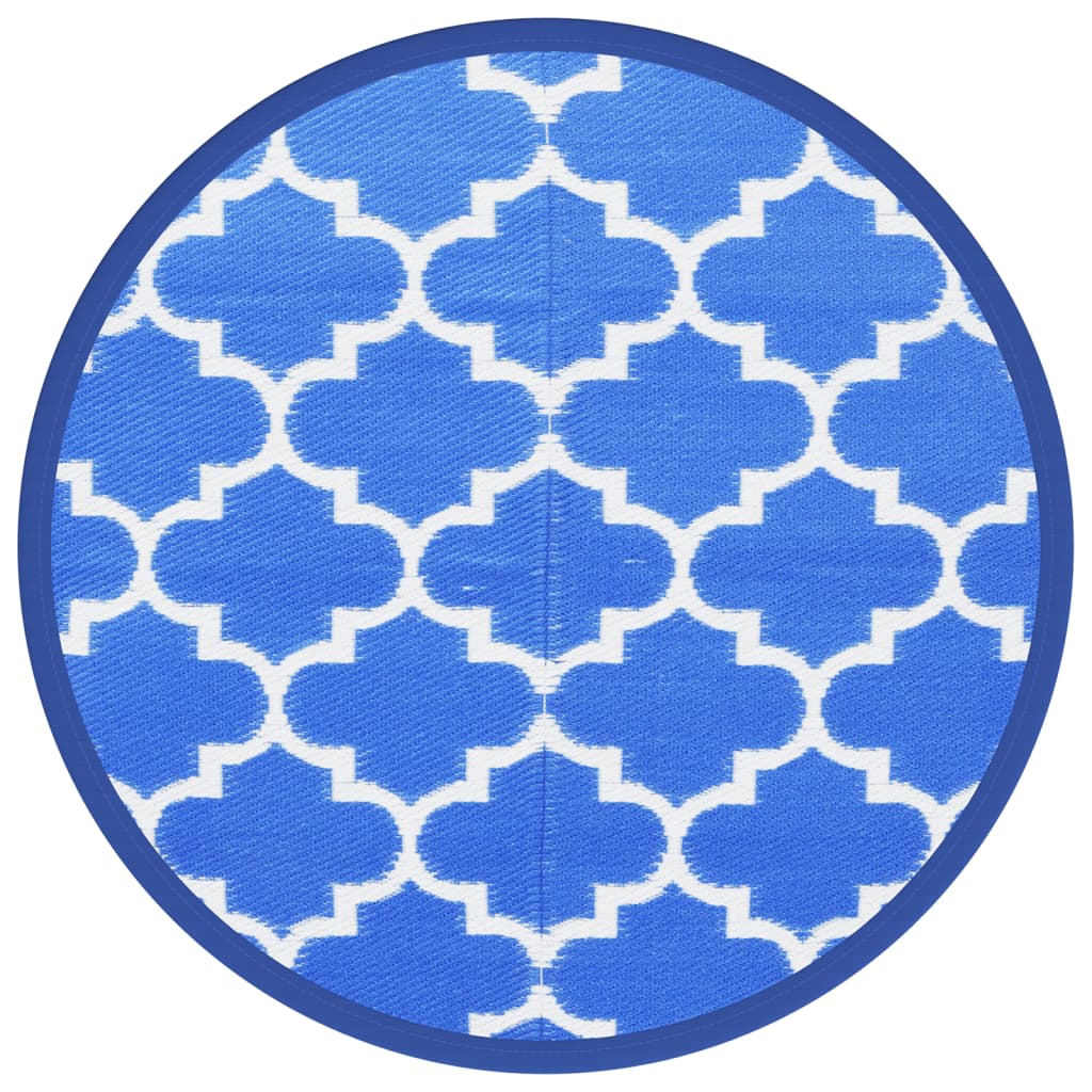 Outdoor Carpet ARAKIL Blue Ø160 cm PP