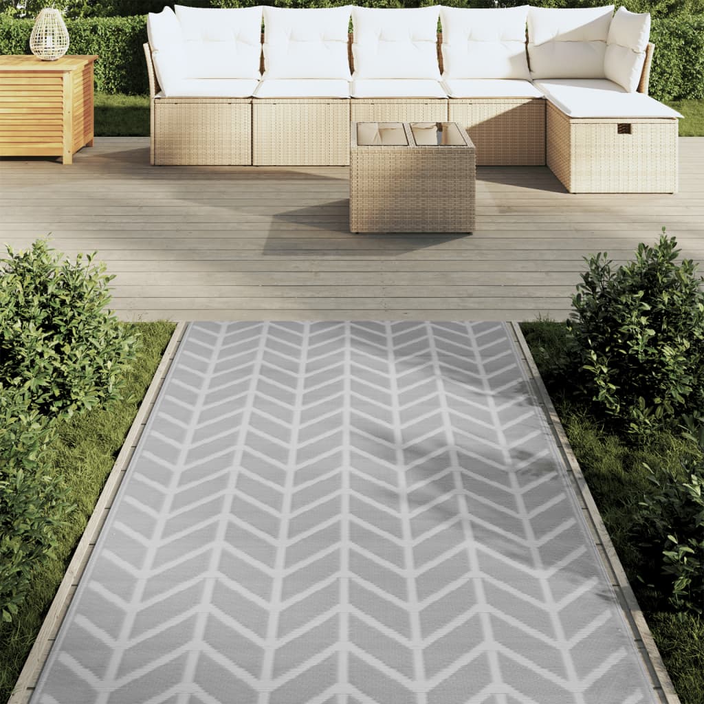 Outdoor Carpet ARAKIL Grey 120x180 cm PP