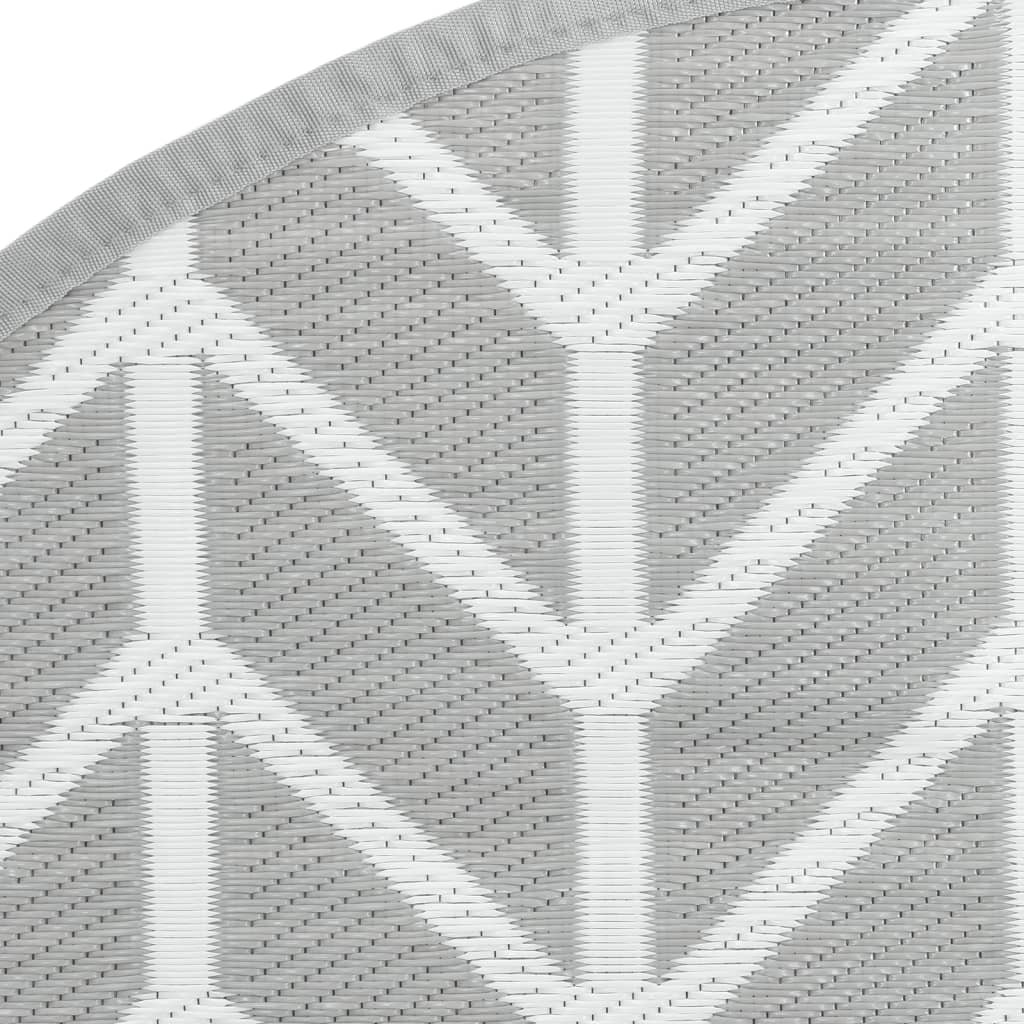 Outdoor Carpet ARAKIL Grey Ø160 cm PP