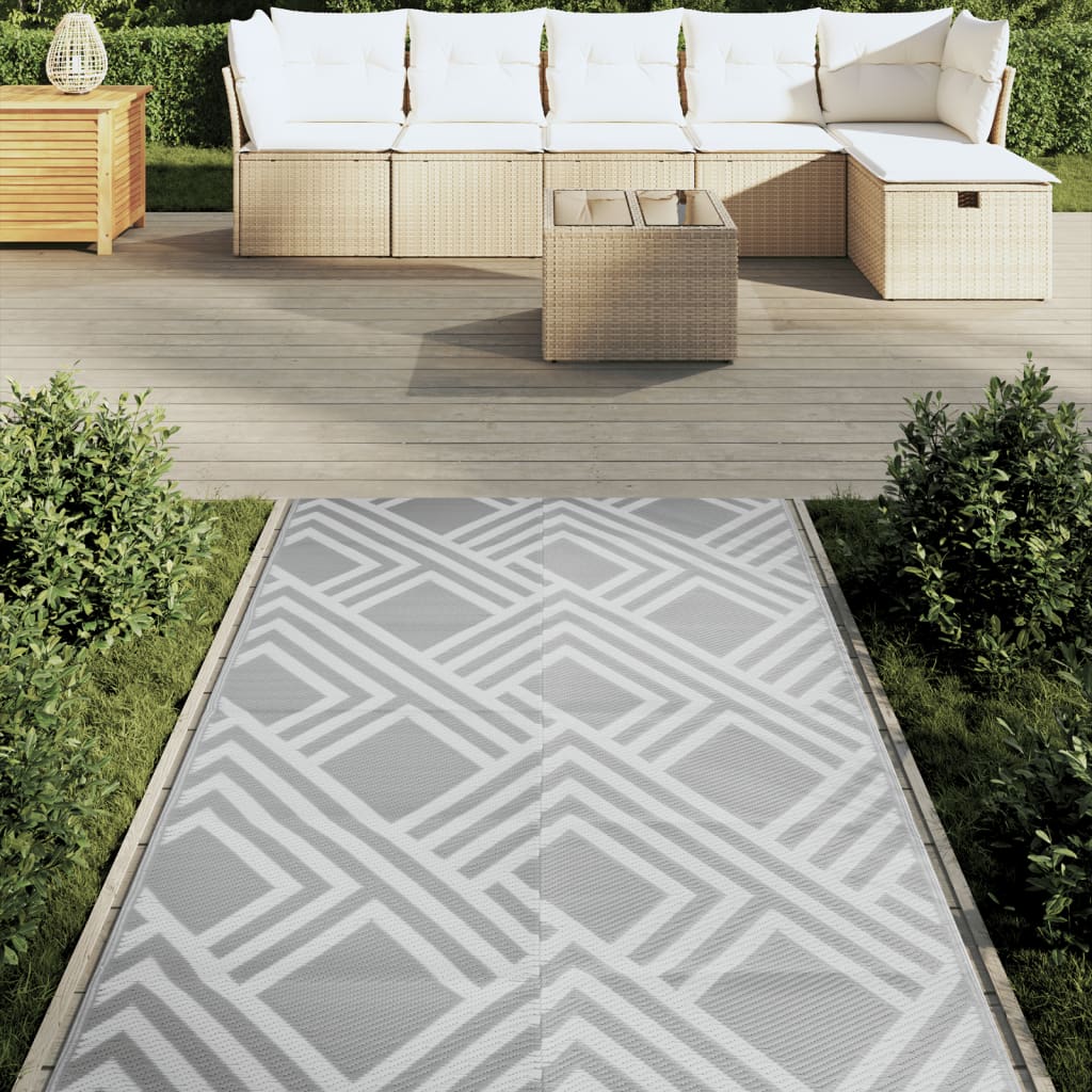 Outdoor Carpet ARAKIL Grey 120x180 cm PP