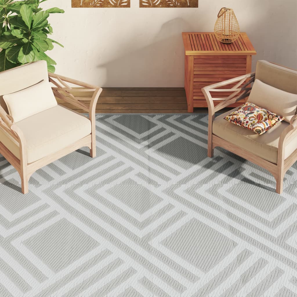 Outdoor Carpet ARAKIL Grey 190x290 cm PP