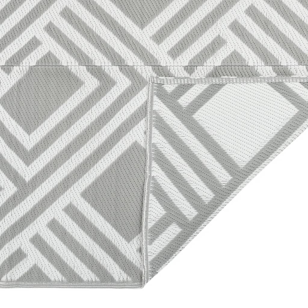 Outdoor Carpet ARAKIL Grey 190x290 cm PP