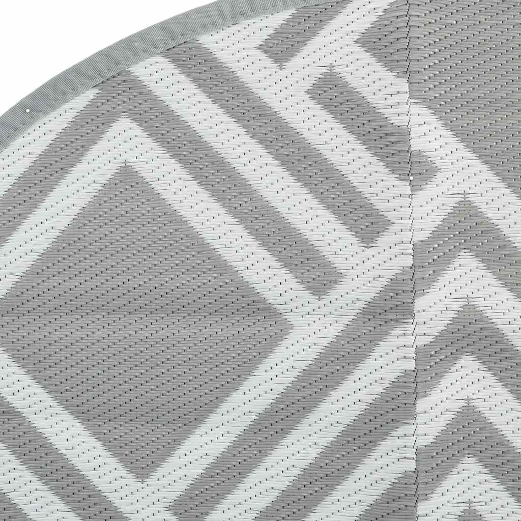 Outdoor Carpet ARAKIL Grey Ø120 cm PP