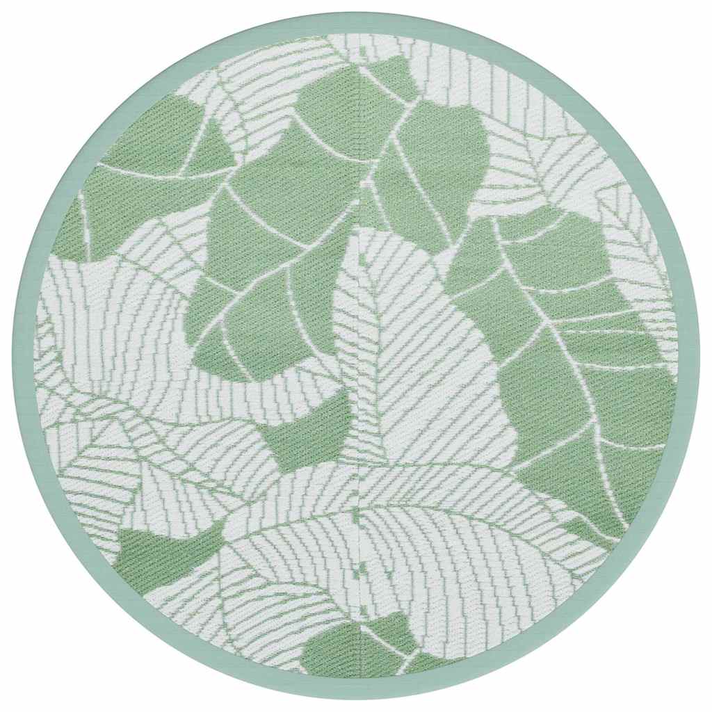 Outdoor Carpet ARAKIL Green Ø120 cm PP