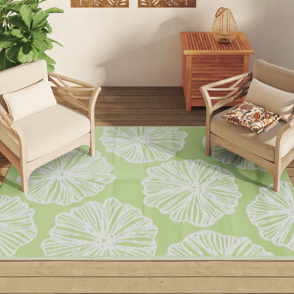 Outdoor Carpet ARAKIL Green 140x200 cm PP