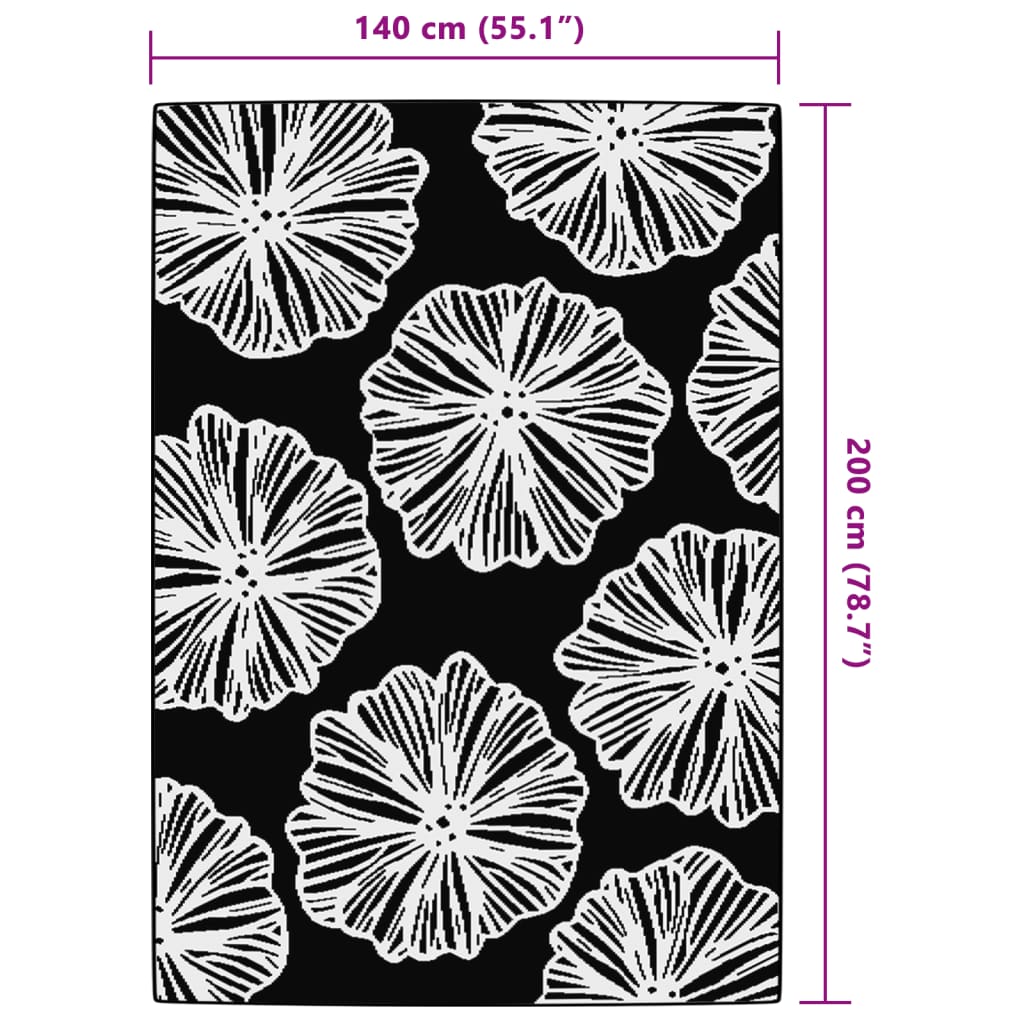 Outdoor Carpet ARAKIL Green 140x200 cm PP