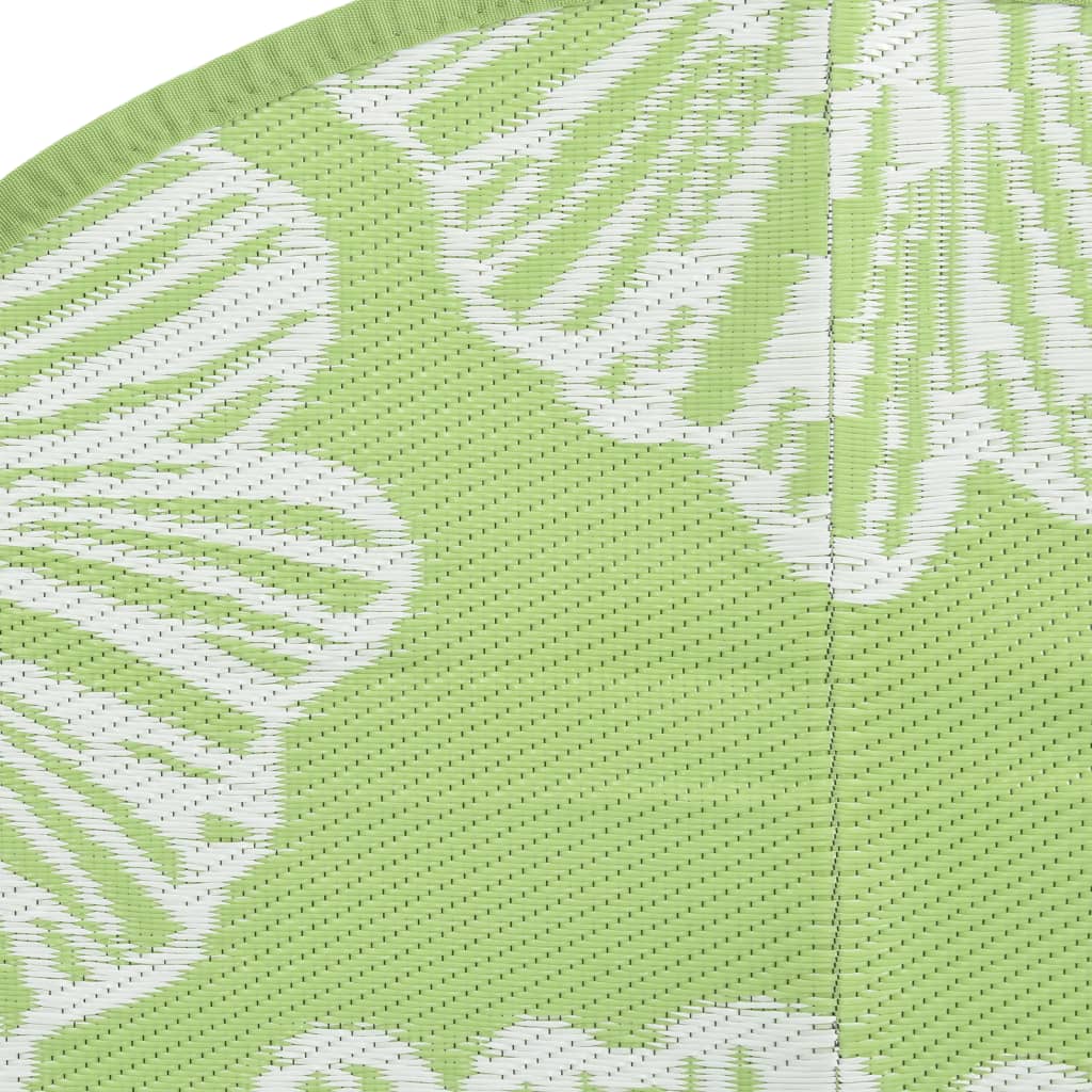 Outdoor Carpet ARAKIL Green Ø120 cm PP