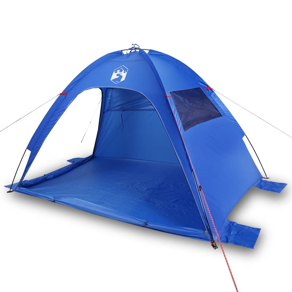 vidaXL Beach Tent Azure Blue Waterproof