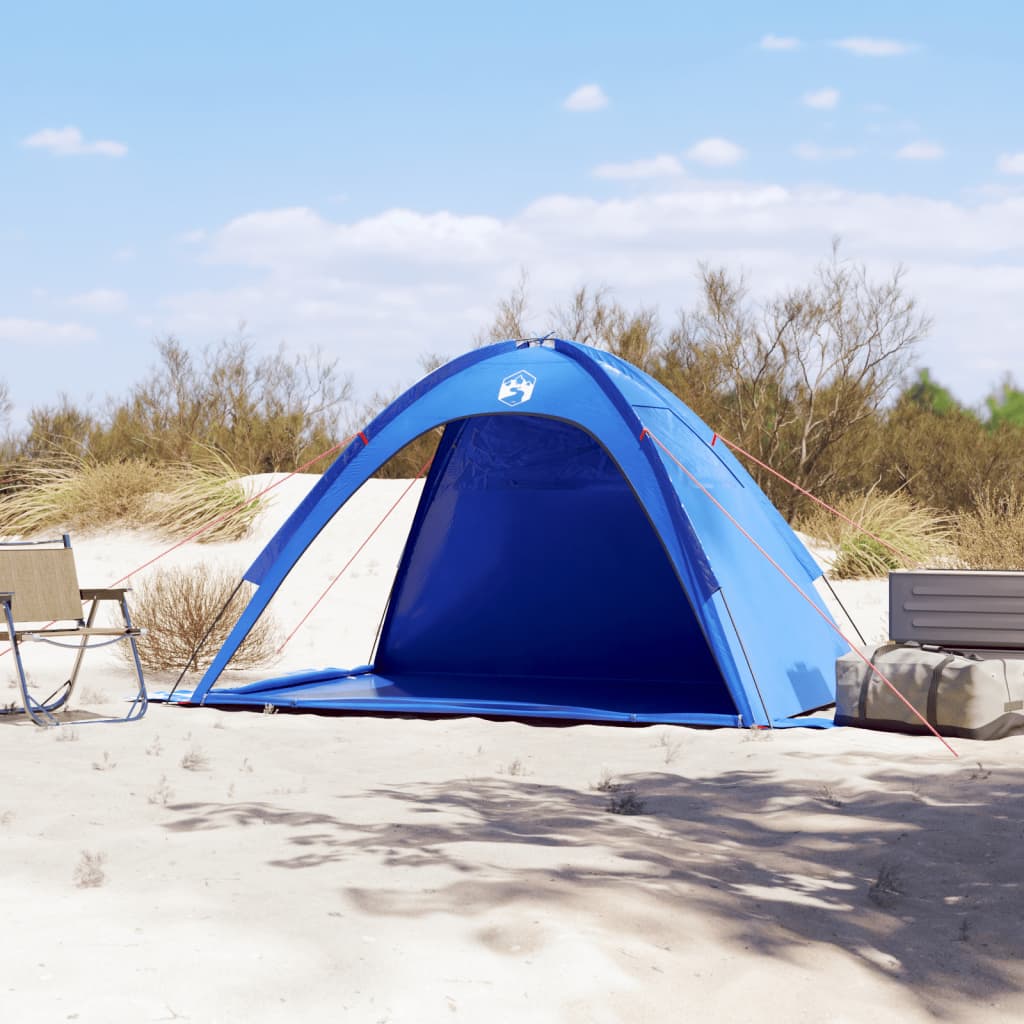 vidaXL Beach Tent Azure Blue Waterproof