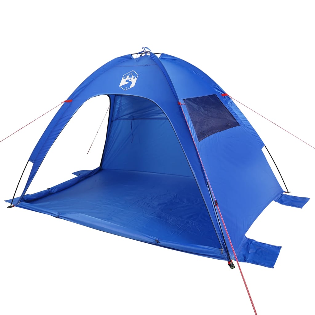 vidaXL Beach Tent Azure Blue Waterproof