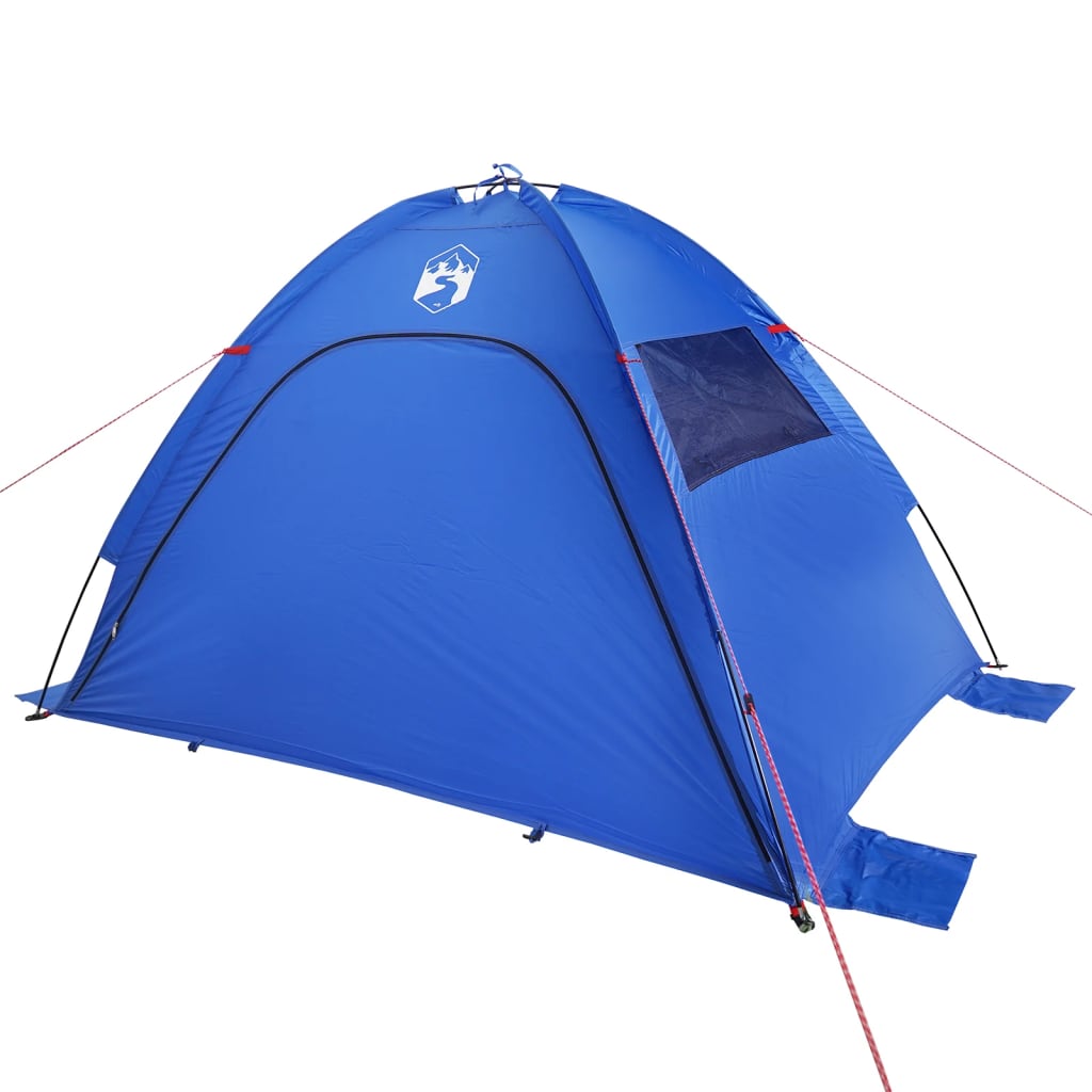 vidaXL Beach Tent Azure Blue Waterproof